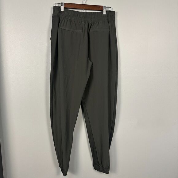 Athleta Brooklyn Jogger Pants Womens Size 10/T Olive Ribbed Green 10 Tall - Picture 3 of 4